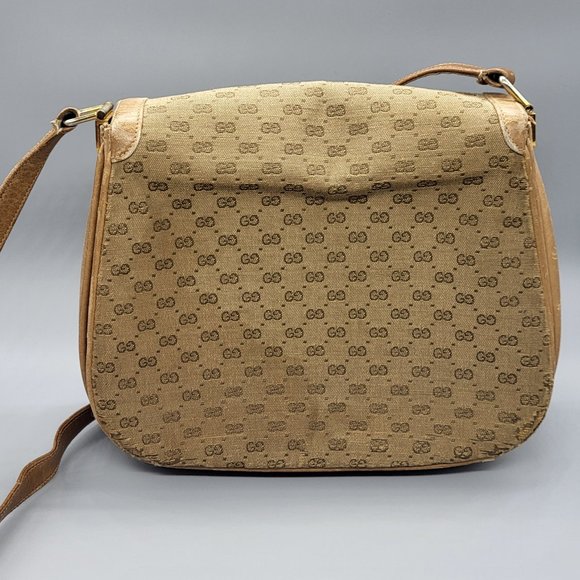 Gucci Vintage Canvas Shoulder Bag - Picture 9 of 16